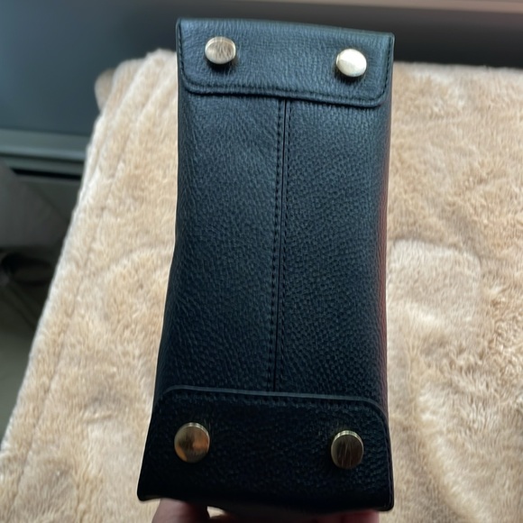 Michael Kors small black canvas coated tote bag. - Picture 3 of 8